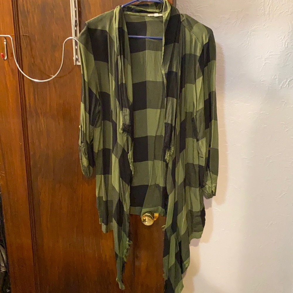 Plaid over piece